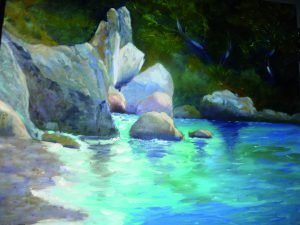 Marina de la Herradura óleo sobre lienzo 65x54