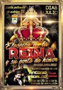 Cartel eleccion de la Reina 2017-cartel