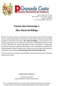 Libro Homenaje Gloria de Málaga - Web