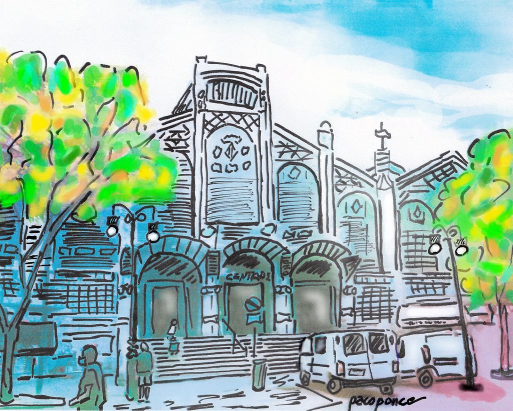 Mercado Central de Valencia Francisco Ponce