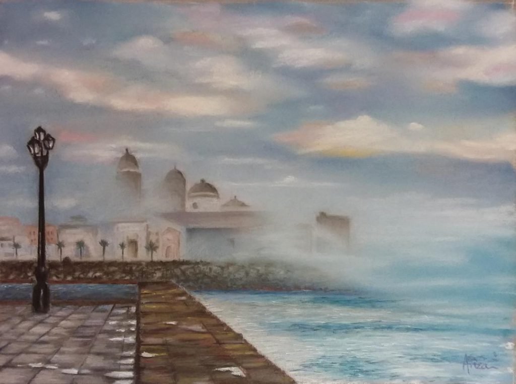 CÁDIZ. pastel 54 X 45