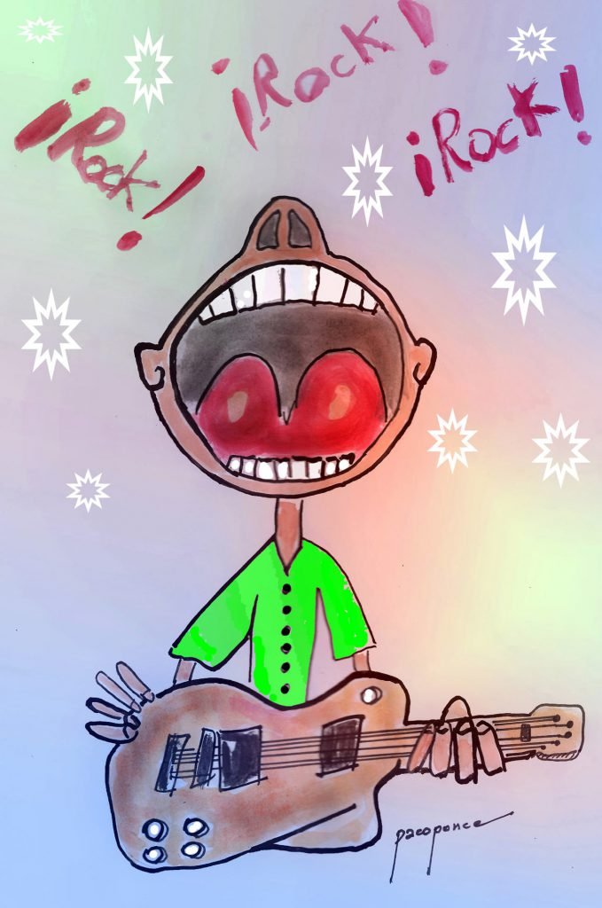 ilustracion Rock and roll - A TODA COSTA