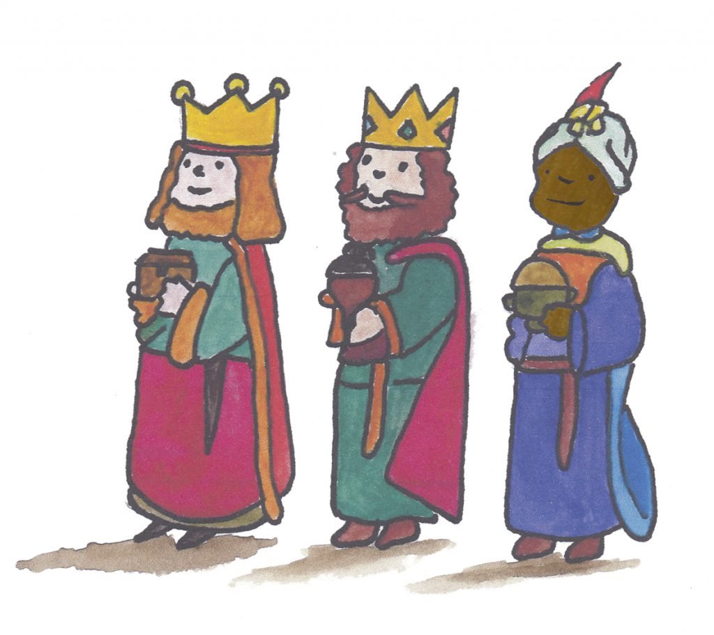 Reyes magos rey más negro